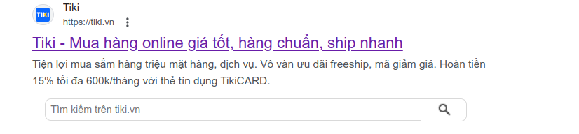 10 Thẻ Meta mà bạn nên biết khi làm SEO website 2 Search Box Meta