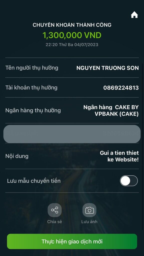 Home Page V2 21 Fstack Bill Chuyển Khoản Đã Sử Dụng Dịch Vụ