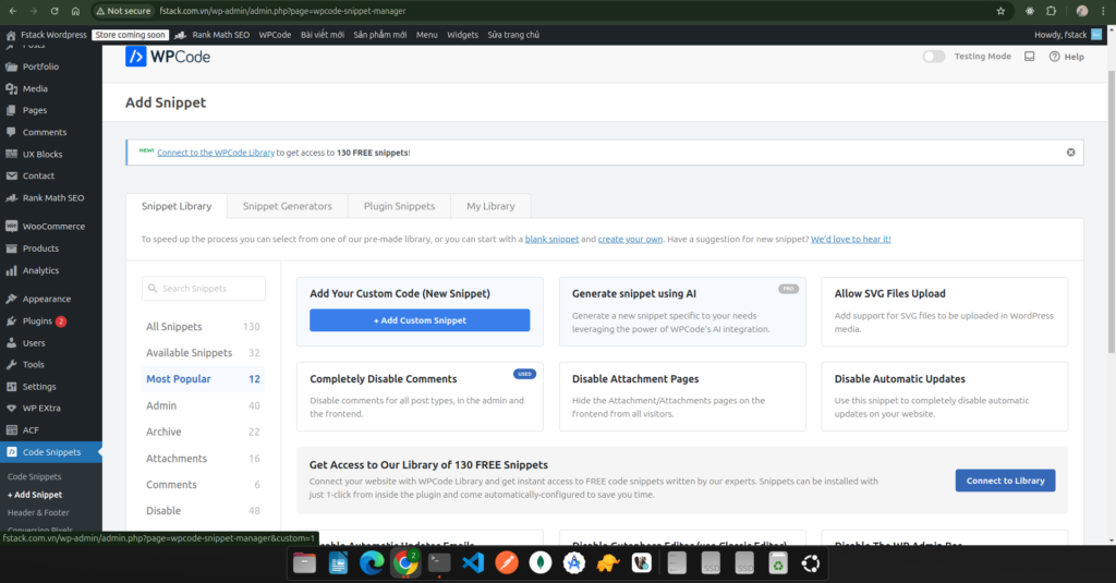 Cách thêm Google Search Console vào Website từ A - Z 5 Add New Snippet